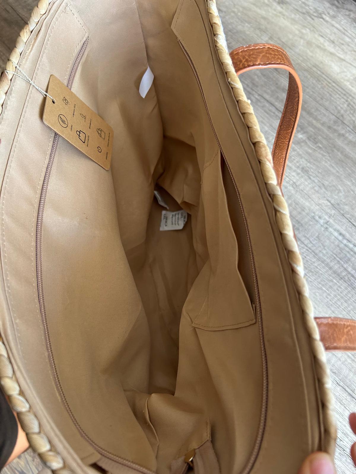 Natürliche Strohtasche