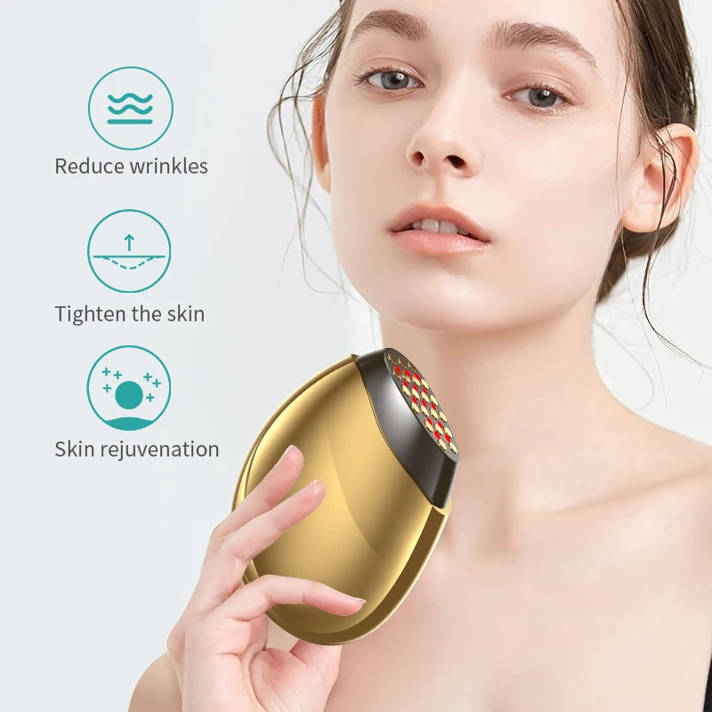 Antiaging Photon Skin Rejuvenation MFIP EMS Microcurrent Pulse Wrinkle Removal Face Lifting RF Facial Beauty Device