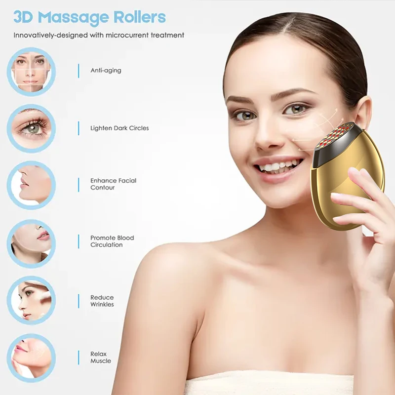 Antiaging Photon Skin Rejuvenation MFIP EMS Microcurrent Pulse Wrinkle Removal Face Lifting RF Facial Beauty Device