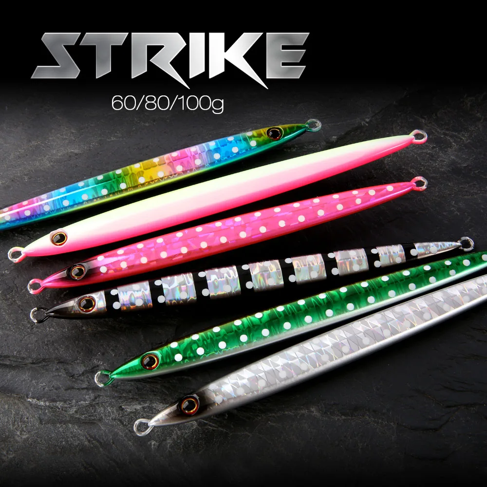 FSTK Fast Sinking Shore Jigging GEKIT Strike Jig 60g80g100g Gekito Metal Jig Long Cast Sea Fishing Lure Seawater Artificial Bait