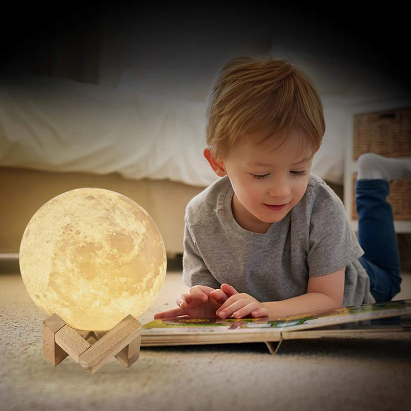 3D Mond Lampe