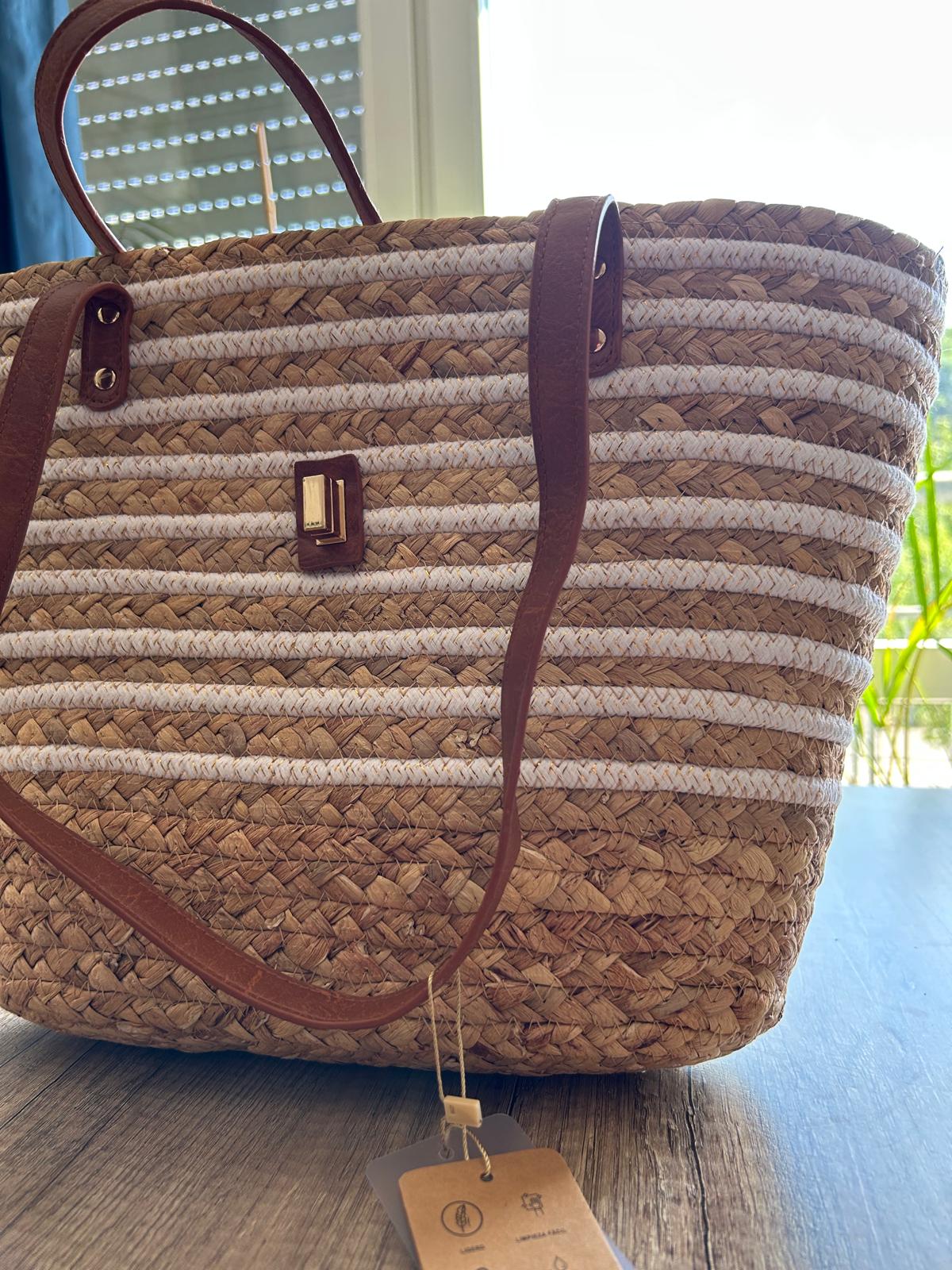 Natürliche Strohtasche