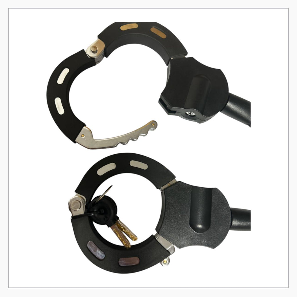 Fahrradschloss-Set mit Hardcase-Tasche &nbsp;Sicherer Handschellen-Fahrradschutz