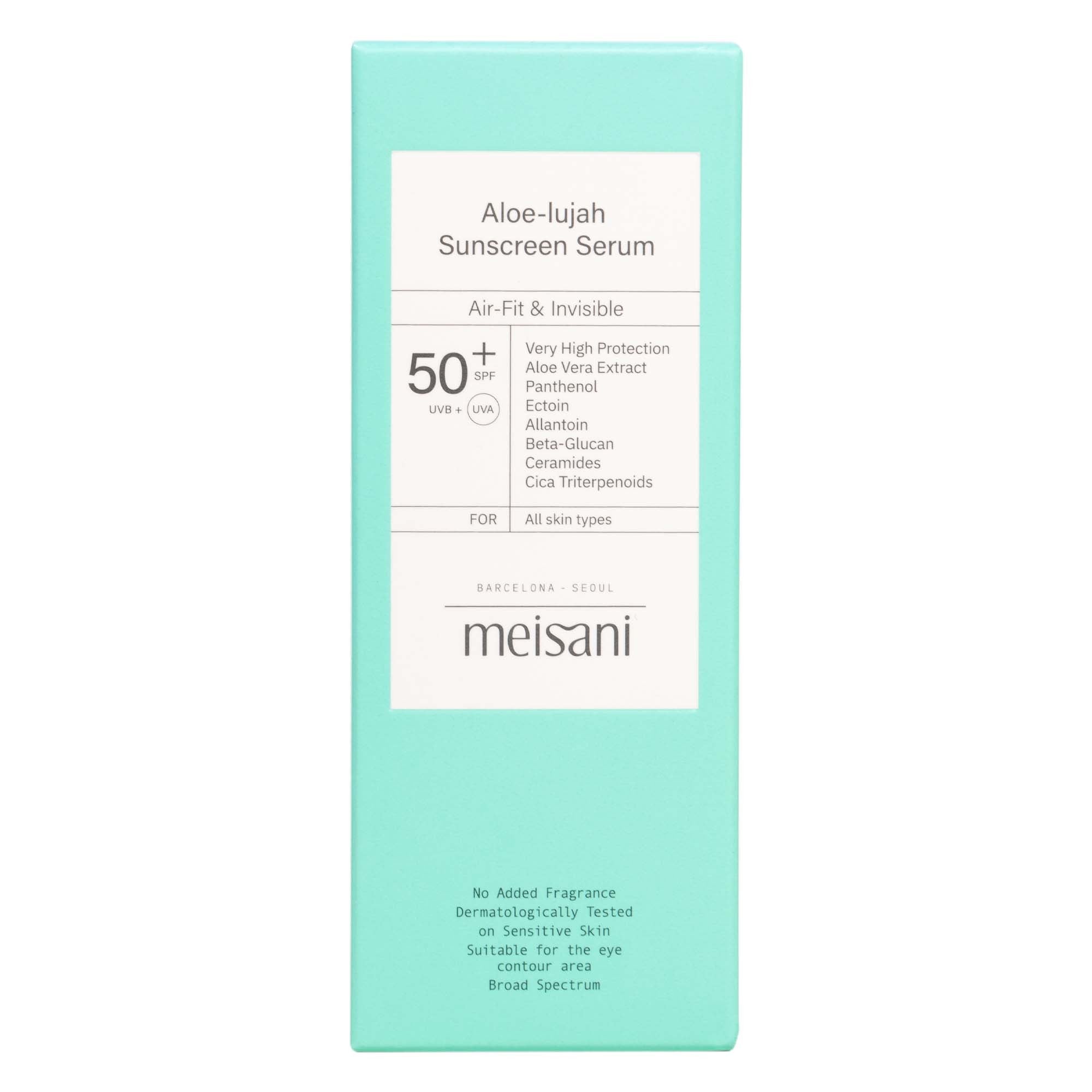 Aloe-lujah Sunscreen Serum Spf50+