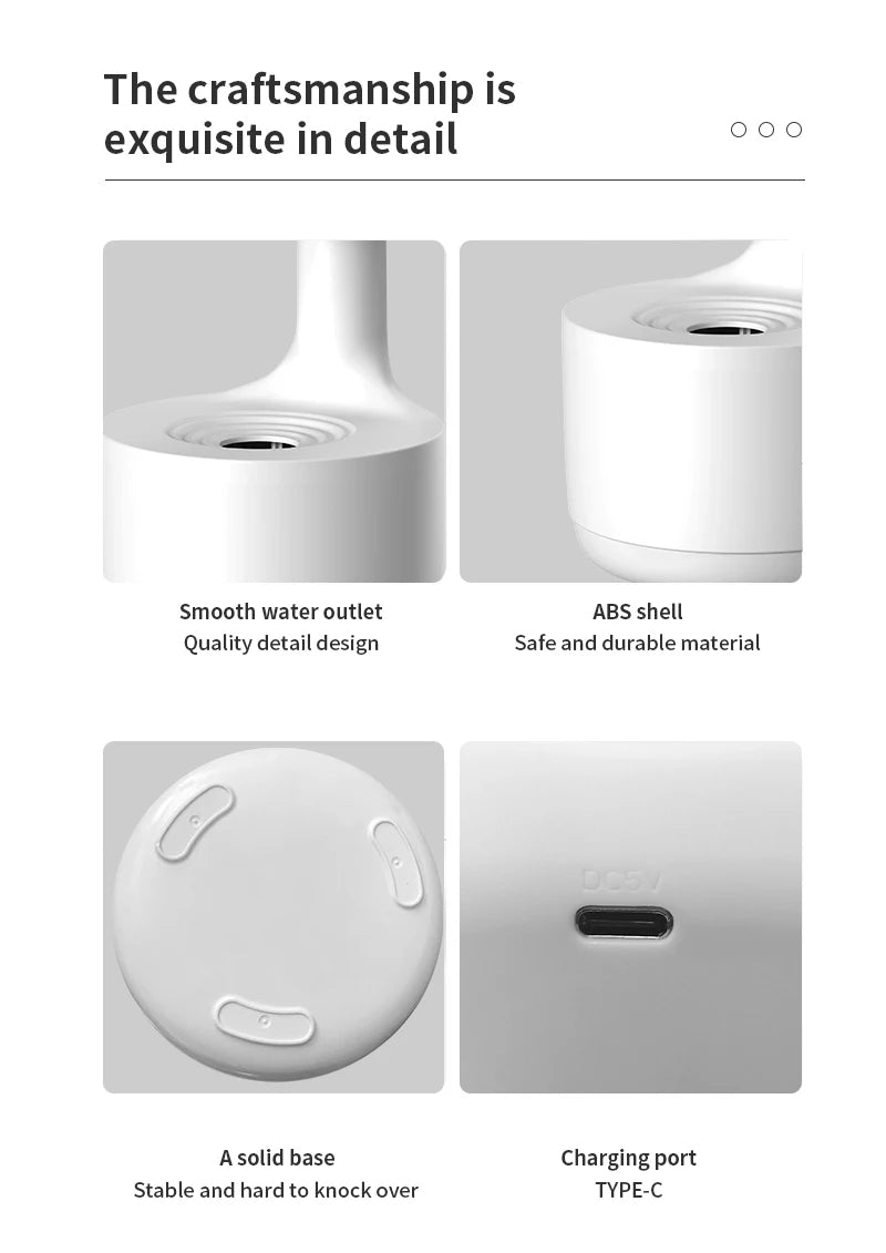 Anti gravity humidifier