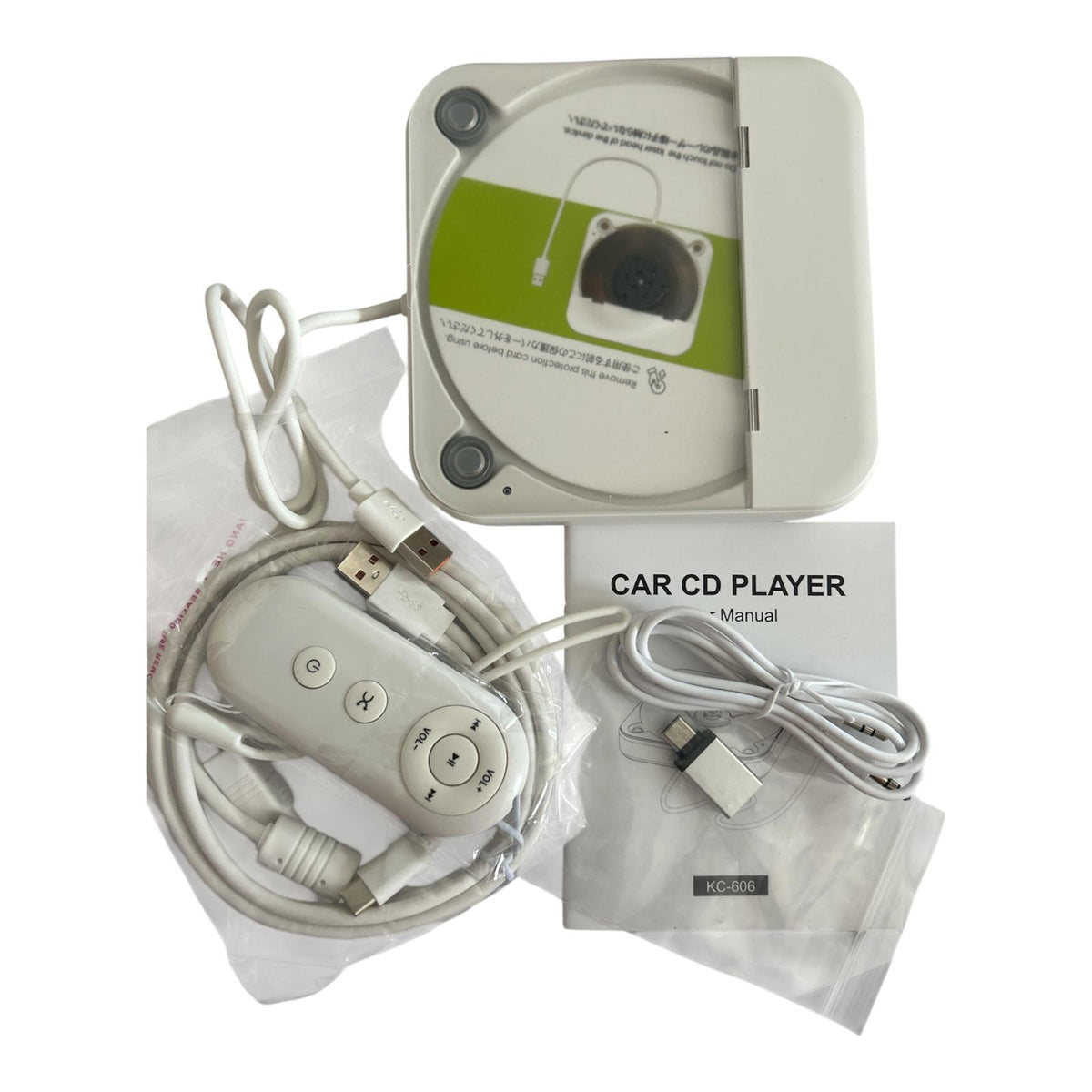 Tragbarer Bluetooth CD-Player (Modell KC-918) mit integrierten Lautsprechern & Zubehör (Kopie)