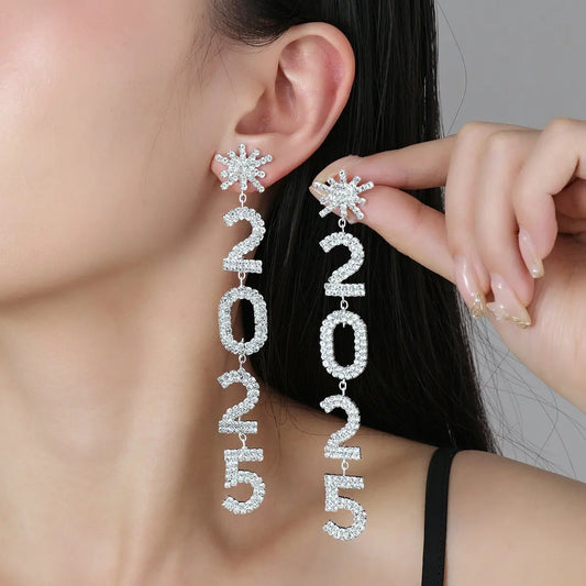 new year 2025 earrings for woman