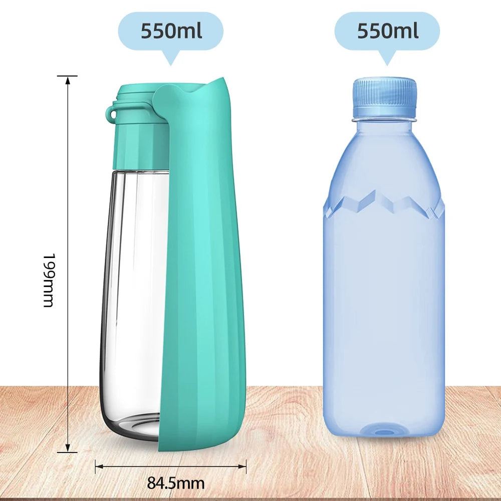 Water bottle for dogs cats